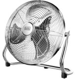 Ventilator de podea BXEFF60E, 60 W, Functie oscilatie, 3 trepte putere, H 44 cm, Inox