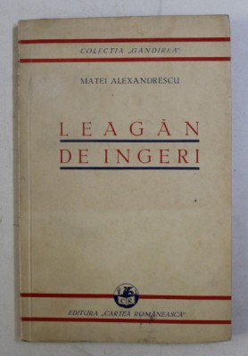 LEAGAN DE INGERI - poeme de MATEI ALEXANDRESCU , desene de MAC. CONSTANTINESCU , 1935 foto