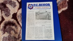 program - supliment FC Bihor martie 1982