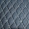Material piele eco interior auto covorase tavita portbagaj Negru cusatura Gri