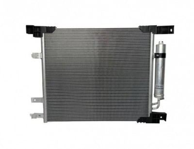 Condensator climatizare Nissan Note/Versa Note (E12), 04.2013-, motor 1.6, 82 kw benzina, cutie CVT, full aluminiu brazat, 484 (445)x407 (395)x16 mm, foto