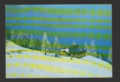 CPIB 17805 CARTE POSTALA - MUNTII BUCEGI, CABANA &amp;quot;POPASUL ALPIN&amp;quot; foto