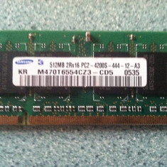 Memorie laptop 512MB PC2-4200S DDR2 Memory M470T6554CZ3-CD5