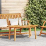 VidaXL Masă de cafea 90 x 45 x 40 cm din lemn masiv de acacia