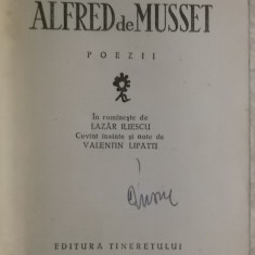 Alfred de Musset - Poezii. Colectia "Cele mai frumoase poezii"