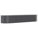 Cumpara ieftin Strat inaltat gradina 396x100x68 cm otel galvanizat