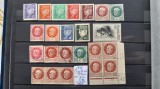 1941-1942-Franta-Petain YT509-525-19 val +bl4-MNH+stamp,, Nestampilat