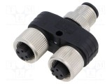 Adapter M12 DEGSON FY-M12D-04M-M12D-04F-T-0100