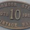 AZ 110 MEDALIE -PLACHETA -AUTOMOBILISTICA -RUSHMOOR STEAM-VINTAGE RALLY1978-1987