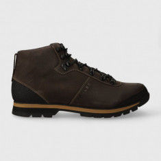 Charles Footwear ghete de piele Carney barbati, culoarea maro, Carney.Hiker.Brown