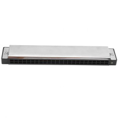 Muzicuta cu 24 de gauri din metal, design clasic Harmonica 24