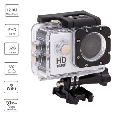 Camera de actiune, Full HD, Wifi, 2 inch, 5 MP, Silver foto