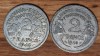 Franta - set de colectie istoric WW2 - 2 franci / francs 1943 Vichy 1946, Europa
