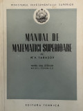 Manual de matematici superioare - N. P. Tarasov