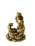 Statueta Serpi cu Pui, Obiect Decorativ Casa, 10x9 cm