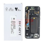 LCD+Touchscreen cu Rama Samsung Galaxy S8+ / S8 Plus / G955 BLACK Service Pack