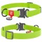 Guler impermeabil WAU DOG - verde 31-49 cm / 25 mm