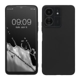 Husa Kwmobile pentru Xiaomi Poco C65/Redmi 13C, Negru, Silicon, KWM000020KM001C, Carcasa