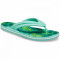 Șlapi Crocs Women&#039;s Crocband Tropical Flip Alb - White/Multi