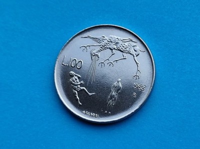 100 Lire 1983 San Marino-UNC-RAR foto