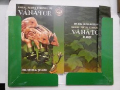 Manual pentru examenul de vanator ( 2 volume; carte + planse ) - Neculai Selaru foto