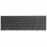 Tastatura Laptop, HP, Zbook 15u G5, L14366-031, cu iluminare, point sticker, layout US
