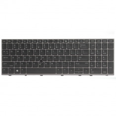 Tastatura Laptop, HP, Zbook 15u G5, L14366-031, cu iluminare, point sticker, layout US