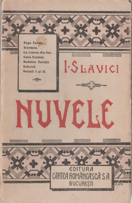 Ioan Slavici - Nuvele (vol. I)