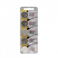 Baterie tip buton CR2016 Li 3V, 5 buc./blister Best CarHome
