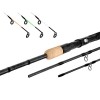 Lanseta Feeder Carbon Delphin NIRVANA FDR 3.6m, 80g, 3 Tronsoane, Inele SeaGuide, Pluta+EVA