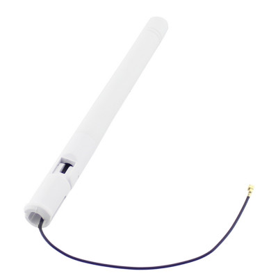 Antena Wifi, 2,4G, 2dB, alb, conector IPEX - 650126 foto