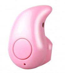 Casca Bluetooth Mini iUni CB02, Handsfree, Pink foto