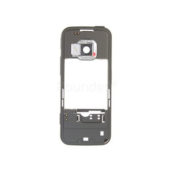 Nokia N78 Middlecover Warm Black foto