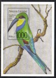 SIERRA LEONE 1992-PASARI-FAUNA-Colita nestampilata MNH