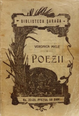 Veronica Micle, POEZII, Iași, 1909 foto