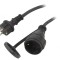 Prelungitor electric 10m negru 10A