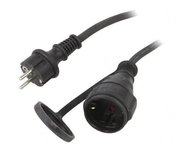 Prelungitor electric 10m negru 10A