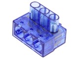 Conector regletă de conexiuni 750V, 3 terminale, montare pe cablu