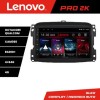 Navigatie Fiat 500 2015-2021 Lenovo Kit-500new 8 core QLED 2K 4+64 360 Android Waze USB Navigatie Internet Youtube Radio CarStore Technology
