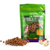 Pelete Zfish Carp &amp; Feeder Hook Pellets, Spicy Garlic, 8mm, 200g