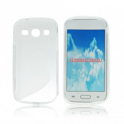 Husa Silicon S-Line Sam Galaxy Core Plus G3500 Transparent foto