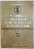 MEMORIILE SECTIEI DE STIINTE ISTORICE SI ARHEOLOGIE - SERIA IV , TOMUL XXVI , 2001 de DAN BERINDEI ...DORINA N. RUSU , 2003