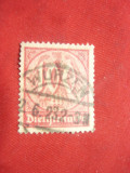 Timbru 100 M Dienstmarken 1922 Germania , stampilat