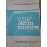 METODICA PREDARII ANALIZEI MATEMATICE-A. CATANA, M. SACUIU, O. STANASILA-302102