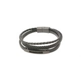 Bratara ALDO neagra, MAYLED 001, din piele ecologica
