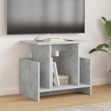 vidaXL Support TV 2 pcs Gri din beton 50 x 35 x 45 cm Lemn compozit 891007