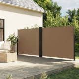 Copertina laterala retractabila, taupe, 180x1200 cm GartenMobel Dekor, vidaXL