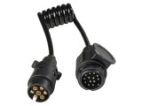 Prelungitor spiralat AS SCHWABE 1m 12V H05VV-F 7x1mm&sup2; IP44 PVC cod 61475