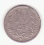 Luxemburg 10 Centimes 1924, an unic de batere - Charlotte