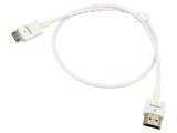 Cablu HDMI 0,5m - Mini HDMI, 36AWG, Alb, High Speed + Ethernet